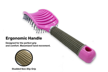 Hair Scalp Massage Brush - Anti Static Curved